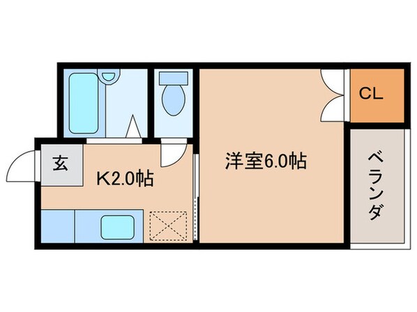 ラウンド　ツウ　オオギの物件間取画像